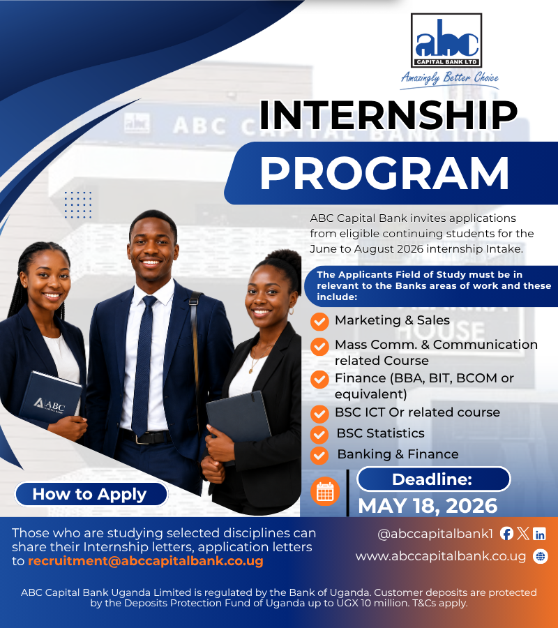 INTERNSHIP OPPORTUNITIES 2026